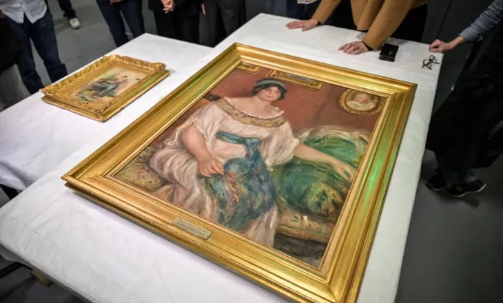 ADN-ja në mbështjellësin mbrojtës zbulon autorët, rikuperohen dy piktura të vjedhura të Renoir