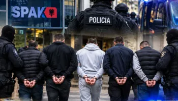 AKSION I BUJSHEM I SPAK DHE POLICISE, GODITET GRUPI KRIMINAL 5 PERSONA NE PRANGA