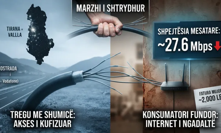 Anatomia e një “Monopoli të Fshehur”/ Pse shqiptarët paguajnë shtrenjtë për internet të ngadaltë?