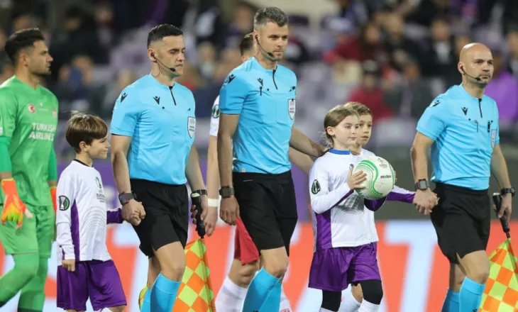 Arbitrat shqiptarë gjykojnë dy ndeshje në UEFA Europa League dhe UEFA Conference League