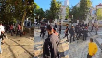 Arrestohen jashtë perimetrit të sigurisë dy protestues te Kuvendi
