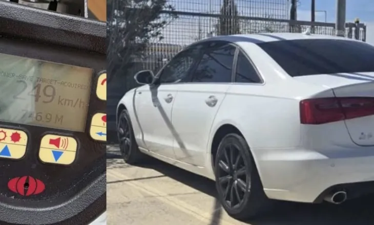 Arrestohet shqiptari në Greqi, “fluturonte” me 249 km/orë në aksin Janinë-Arta
