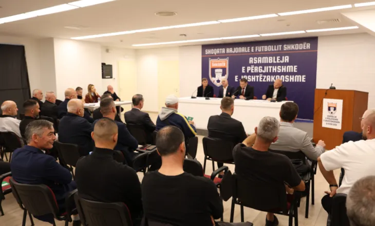 Asambleja e Përgjithshme e Jashtëzakonshme, Armir Grima zgjidhet kryetar i Shoqatës Rajonale të Futbollit Shkodër
