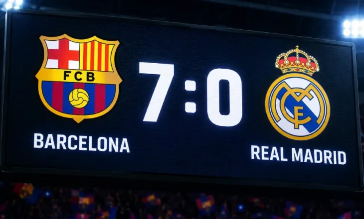Barcelona e femrave poshtëron 7-0 Real Madridin, madrilenët bëjnë sikur ndeshja të mos luhej