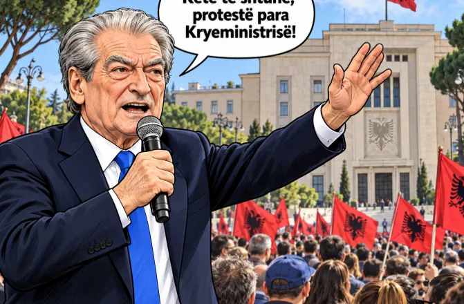 Berisha poston videon për protestën e kësaj të shtune