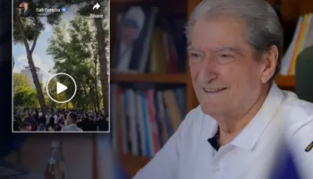 Berisha shkruan nga zyra për protestën: Padrino drejt fundit që meriton! (VIDEO)