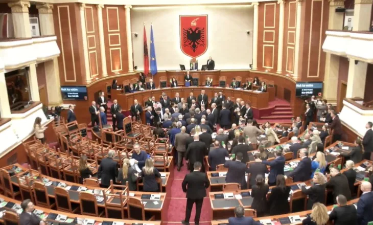 Bllokim foltoreje dhe goditje e tavolinave nga deputetët e PD, socialistët votojnë me shpejtësi ligjet