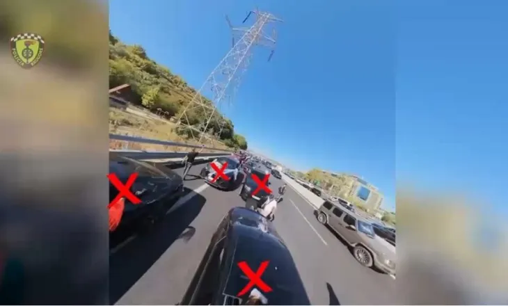 Bllokuan për ‘aheng’ autostradën Tiranë-Durrës, Rrugorja ndëshkon dasmorët!