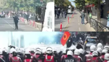 Boshatiset ”Rruga e Durrësit”, studentët ikin nga Ministria e Arsimit dhe shkojnë te Parlamenti. Sot Policia shfaqet më e mobilizuar