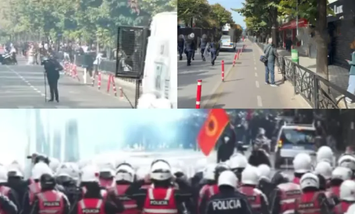 Boshatiset ”Rruga e Durrësit”, studentët ikin nga Ministria e Arsimit dhe shkojnë te Parlamenti. Sot Policia shfaqet më e mobilizuar