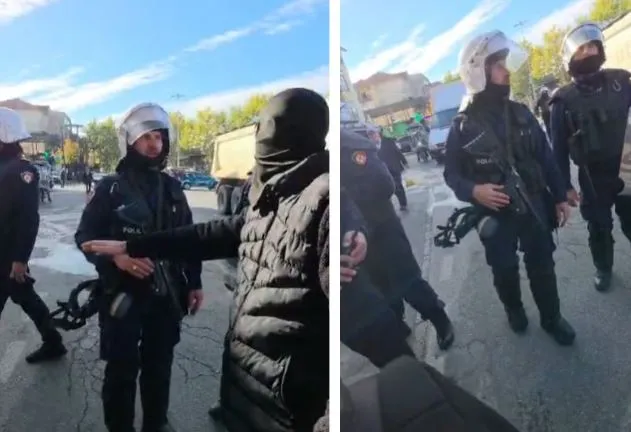 “Ç‘punë keni ju me ata të tjerët”, Policia pengon gjimnazistët e Kamzës të futen në Tiranë
