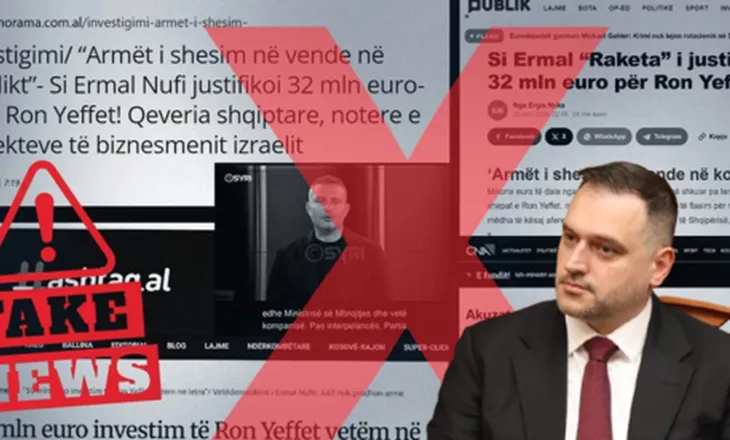 Denoncimi i ‘Plug’: 32 mln euro për Yeffet? Ministri Nufi: AAT u krijua për armë, jo fantazi televizive