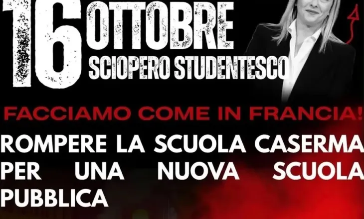 Dhe Italia përfshihet nga protestat e studentëve, mijëra të rinj në rrugë kundër  politikave të qeverisë