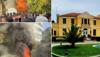 Dhuna dhe kaosi në Tiranë, reagon Ambasada e SHBA, thirrje qytetarëve amerikanë: Protesta ka kaluar në vandalizëm ndaj pronës private, bëni kujdes