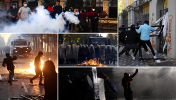 Dhunë, arrestime e përleshje me policinë, mediat ndërkombëtare jehonë protestës në Tiranë