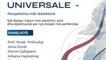 Dita Ndërkombëtare e Disleksisë, më 7 tetor mbahet paneli “Arti si gjuhë universale”
