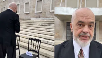 ‘Dora ime është e shtrirë’! Rama nxjerr sërish karrige para zyrës: 1001 halle por dhuna është krim, distancohuni