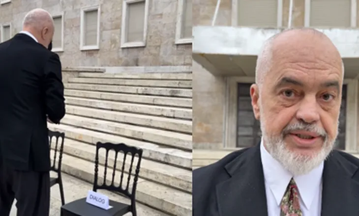 ‘Dora ime është e shtrirë’! Rama nxjerr sërish karrige para zyrës: 1001 halle por dhuna është krim, distancohuni