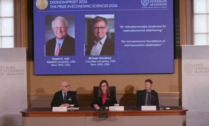 Dy amerikanë fitojnë Çmimin Nobel në Ekonomi për vitin 2026