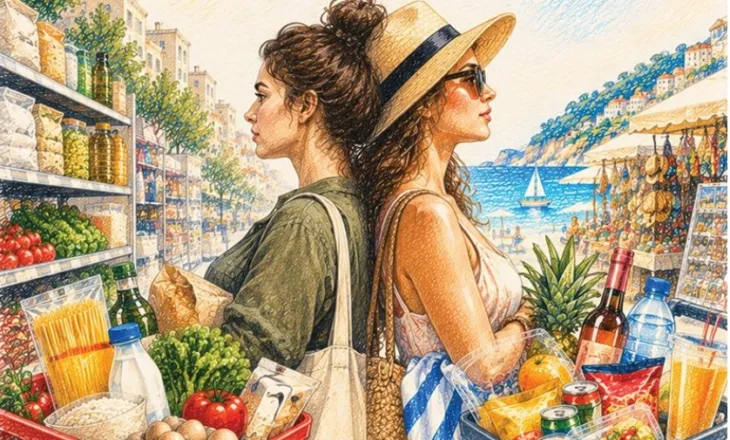 Dy anët e konsumit, shqiptarët dominojnë me makarona e oriz, turistët me ushqime të gatshme e alkool