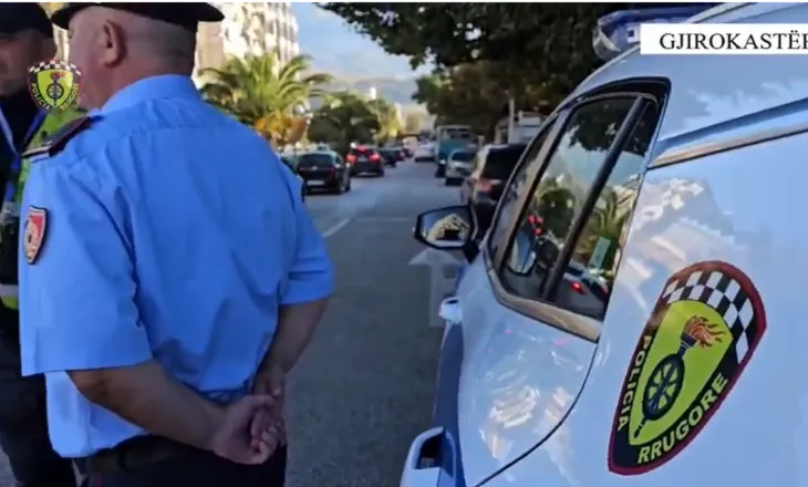 Dy javë kontrolle në Gjirokastër, Policia Rrugore vendos mbi 2 mijë gjoba