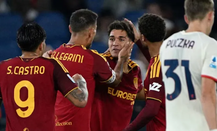 Dy lojtarë e bëjnë “sefte” për këtë sezon, Roma bën detyrën në shtëpi ndaj Genoa (video)
