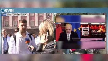 E akuzoi Rama si trafikant droge, studenti e përgënjeshtron ‘live’ në SYRI TV: Më dhunuan 17 policë! Këtu më ke çdo ditë