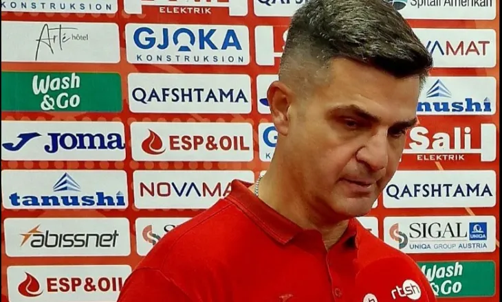 “Është shumë e vështirë të flas, sepse…”, trajneri i Partizanit flet pas humbjes në derbin ndaj Tiranës