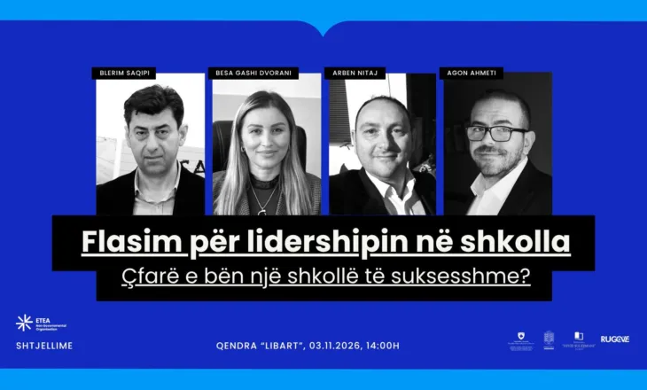 ETEA organizon dialog për lidershipin në shkolla dhe cilësinë e arsimit