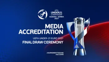 Euro U21 2027 / Hapet akreditimi i medias për shortin e 26 nëntorit në Beograd