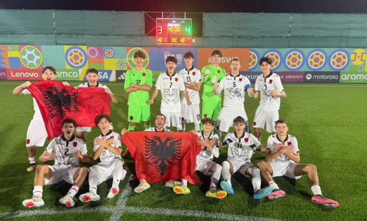 FIFA U-15 World Cup & Festival/ Shqipëria U-15 fiton tre ndeshje radhazi, nesër përballet me Perunë