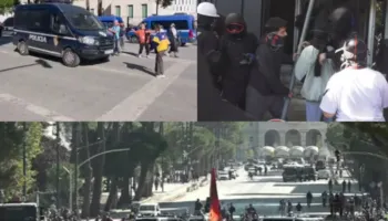 Flakë te Gjykata e Apelit, e reja bllokon autokolonën në lëvizje: S’kam forcë tjetër, se më rrahin