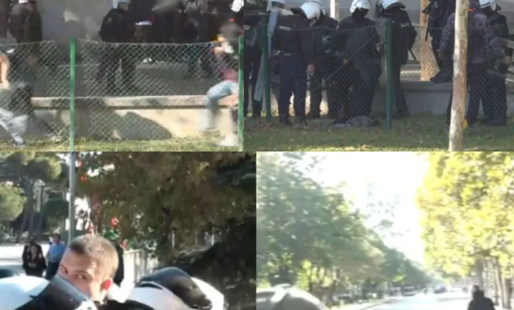 Flakë te Gjykata e Apelit, kaos te Parku Rinia. Protestuesit ndodhen përballë Kryeministrisë. Policia: Largohuni