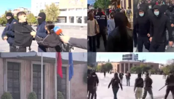 Forcat speciale dalin në qendër të Tiranës, nxënësit protestë në disa qytete. Jepen masat e sigurisë për të arrestuarit
