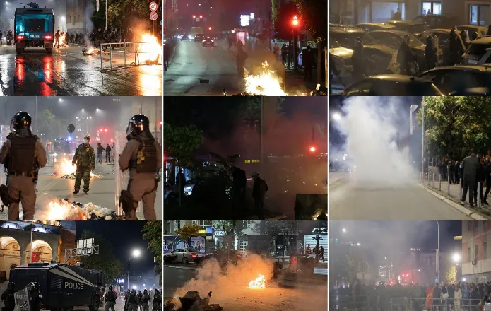 FOTO/ Çfarë po ndodh në Prishtinë?