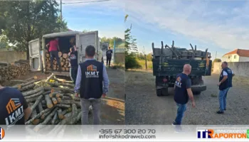 FOTO – IKMT bllokon dy automjete në Malësi të Madhe, transportonin material drusor të paligjshëm…