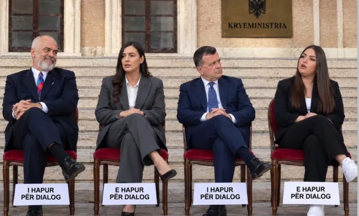 Ftesa e Ramës për dialog kthehet në MEME, karriget para Kryeministrisë bëhen simboli i ironisë në rrjet sociale (FOTO)