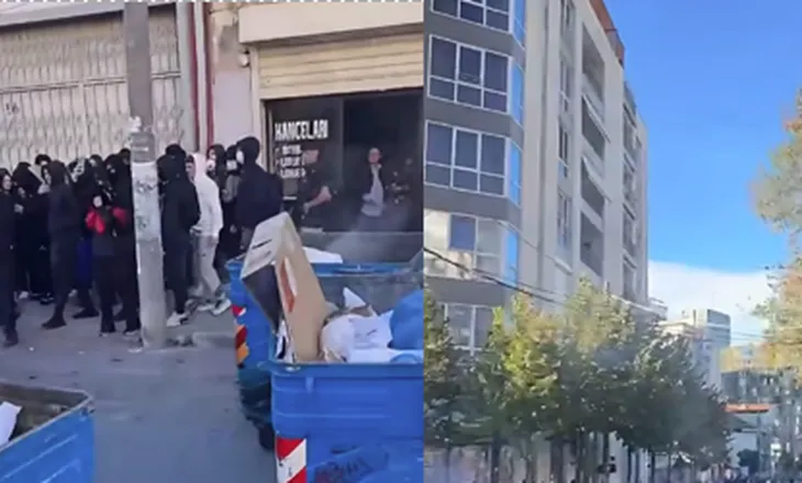 Gjimnazistë e Tiranës nisin tensionet, djegin koshat e mbeturinave, nxënësit e ‘Petro Ninit’ përplasen me Policinë