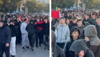 Gjimnazistët e Tiranës dhe Kamzës bojkotojnë mësimin dhe i bashkohen protestës së studentëve