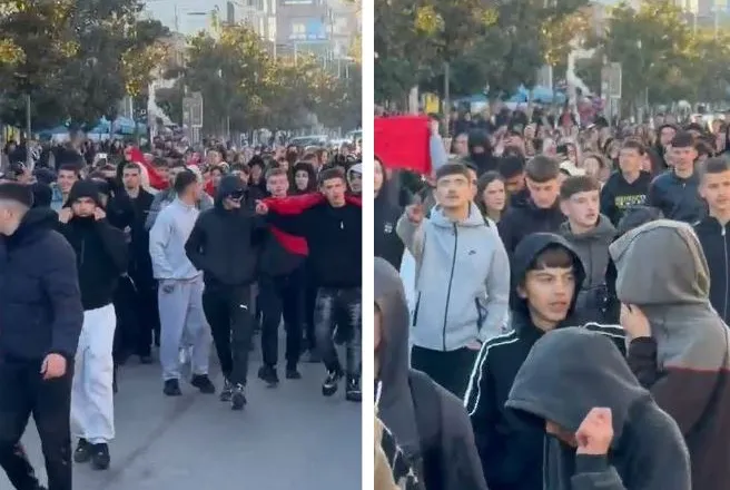 Gjimnazistët e Tiranës dhe Kamzës bojkotojnë mësimin dhe i bashkohen protestës së studentëve