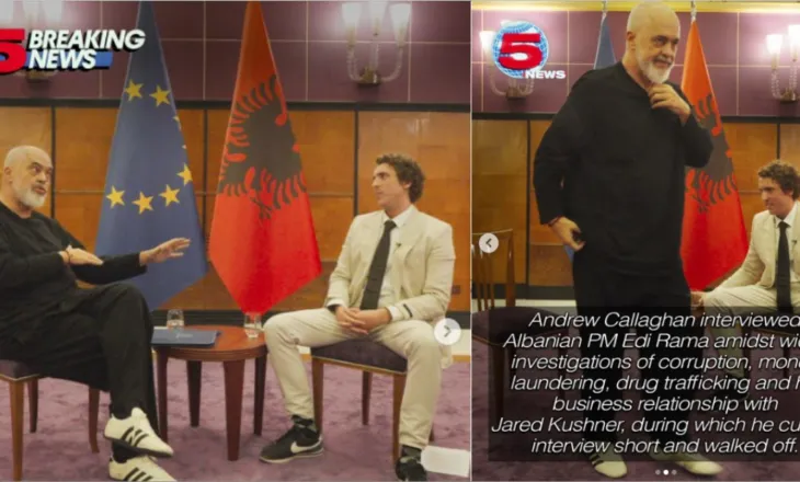 Gjithçka zbulohet javën e ardhshme, kryeministri Rama braktis intervistën me gazetarin amerikan…