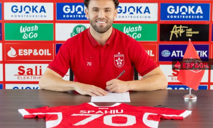 Goditja e madhe e Partizanit, Spahiu kontratë dy vjeçare me të kuqtë