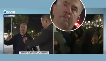 Grusht fytyrës fotoreporterit për median e huaj, gazetari i gjakosur: Poshtë komunizmi! Do e paguajnë