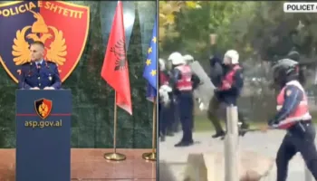 Gurë, shkopinj gome dhe gaz ndaj të miturve/ Rama nxjerr Hitajn për të kërcënuar studentët: Keni mbështetjen time për…