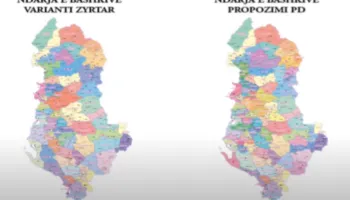 Harta vendore ndër vite! Nga rrethet, te bashkitë e zgjeruara, ja historiku i ndarjes administrative në Shqipëri