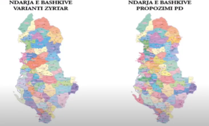 Harta vendore ndër vite! Nga rrethet, te bashkitë e zgjeruara, ja historiku i ndarjes administrative në Shqipëri