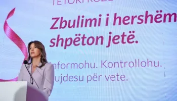 Haxhiu: Kujdesi për gratë me kancer të gjirit duhet të vazhdojë edhe pas “Tetorit Rozë”