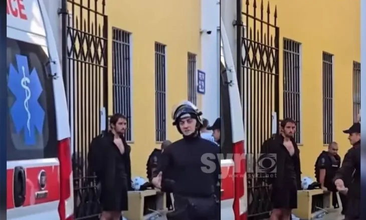 Imazhi simbol i revoltës rinore kundër narko-shtetit të Ramës: Studenti i prangosur te dera e ministrisë