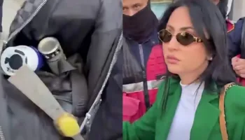Ish-kandidatja e PD për deputete merret nën akuzë, dyshohet për nxitje për përfshirje të të miturve në protestë! Iu gjet çanta me lëndë piroteknike
