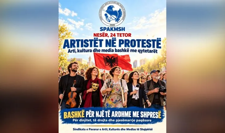 Jo vetëm pedagogë, mjekë dhe biznese! Edhe sindikata e artistëve i bashkohet nesër protestës së studentëve